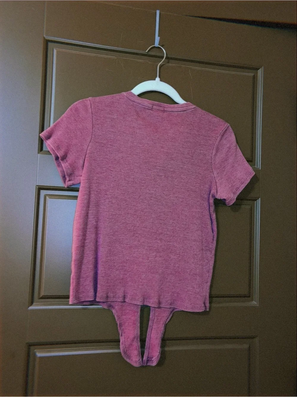 Kids Pink Distressed One-Piece Bodysuit